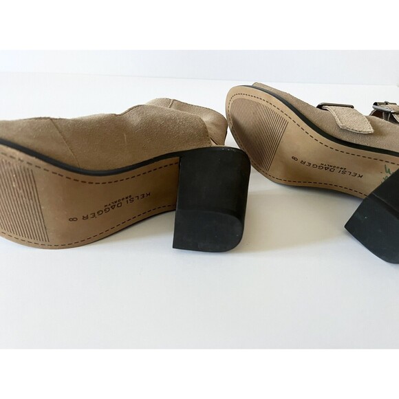 KDB Kelsi Dagger Brooklyn Suede Leather Kristie Gladiator Buckle Sandal‎ Size 8M - Picture 4 of 4